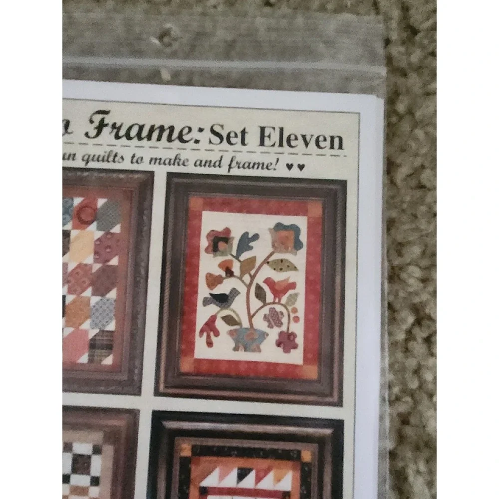 Fit to Frame Set‎ Eleven Quilt Pattern by Lori Smith